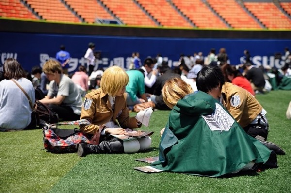 Beginilah Suasana Real Escape Game Attack on Titan di Yokohama Stadium (1)