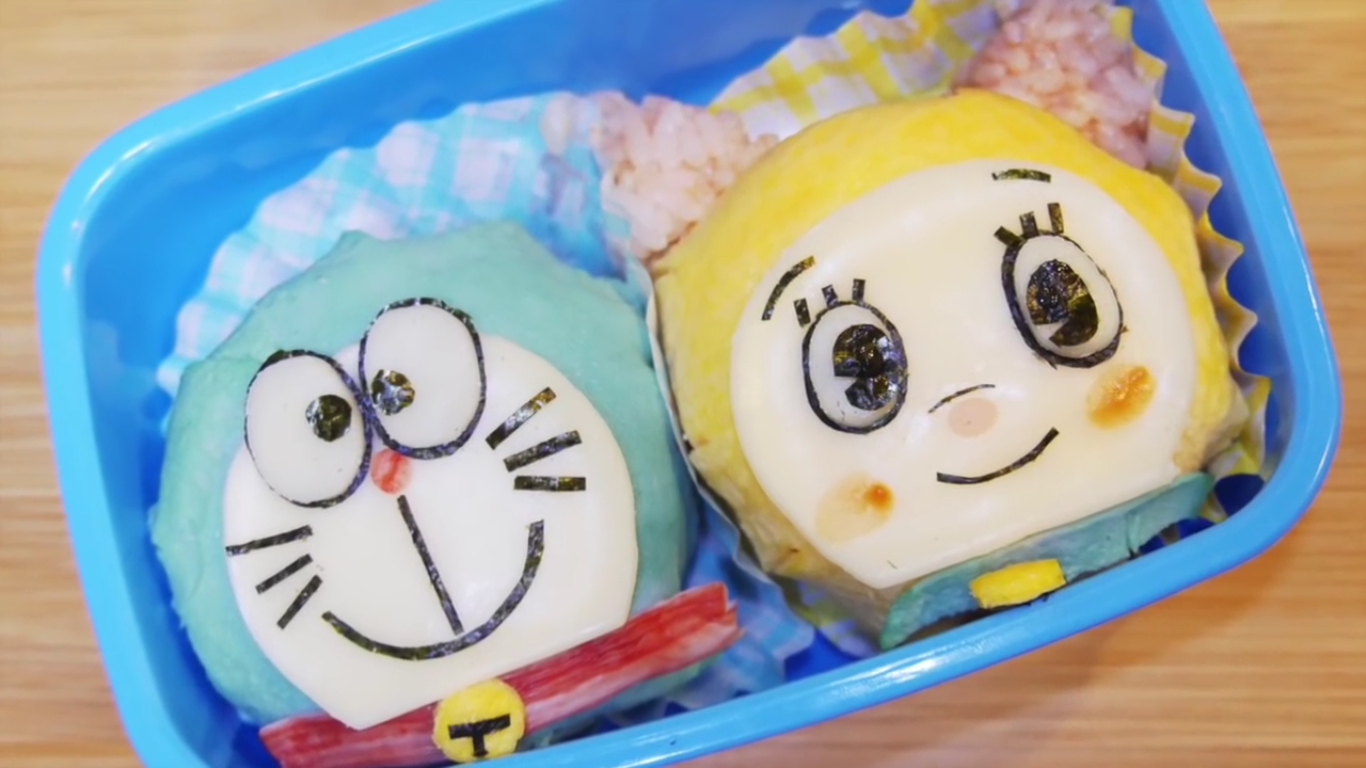 Yuk Belajar Cara Bikin Bento berbentuk Doraemon