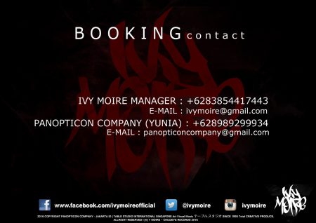 IVY MOIRE BOOKING CONTACT