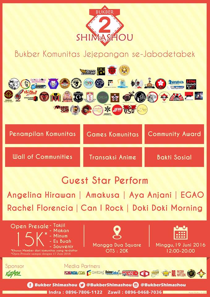 Ikut Buka Puasa Bareng Yuk di Event “Bukber Shimashou 2”