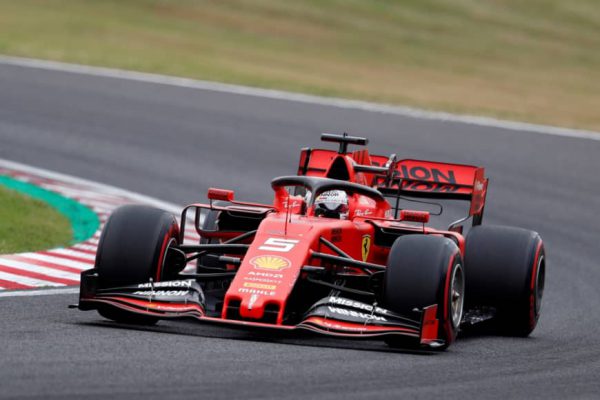 Sebastian Vettel saat Latihan di Suzuka Circuit, Jum'at (11/10)