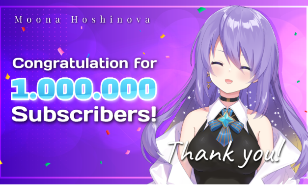 Selamat 1 Juta Subscribers, Moona Hoshinova!